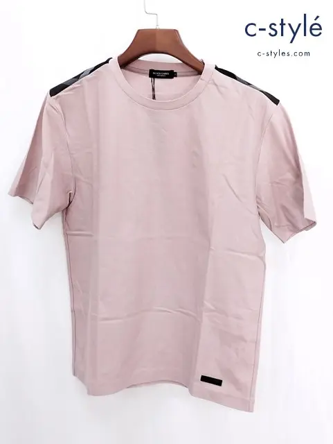 BLACK LABEL CRESTBRIDGE ブラックレーベルクレストブリッジ 半袖Tシャツ M ピンクベージュ 綿