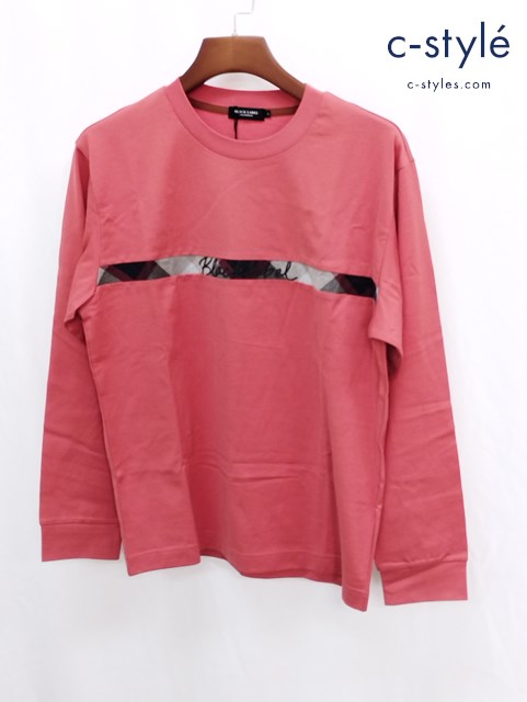 BLACK LABEL CRESTBRIDGE ブラックレーベルクレストブリッジ ロングスリーブTシャツ M 朱色 長袖