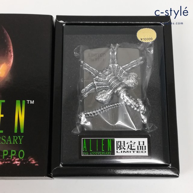 ZIPPO ライター ALIEN 20th ANNIVERSARY LIMITED 1998年製 シルバー エイリアン4 フェイスハガー