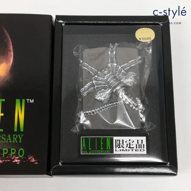 ZIPPO ライター ALIEN 20th ANNIVERSARY LIMITED 1998年製 シルバー エイリアン4 フェイスハガー