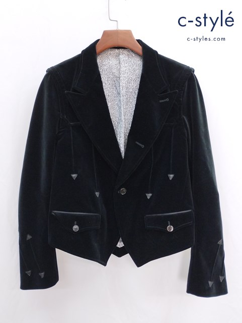 NUMBER (N)INE ナンバーナイン ウエスタンデザインジャケット 2 ブラック F07-NJ019B LOVE GOD MURDER期