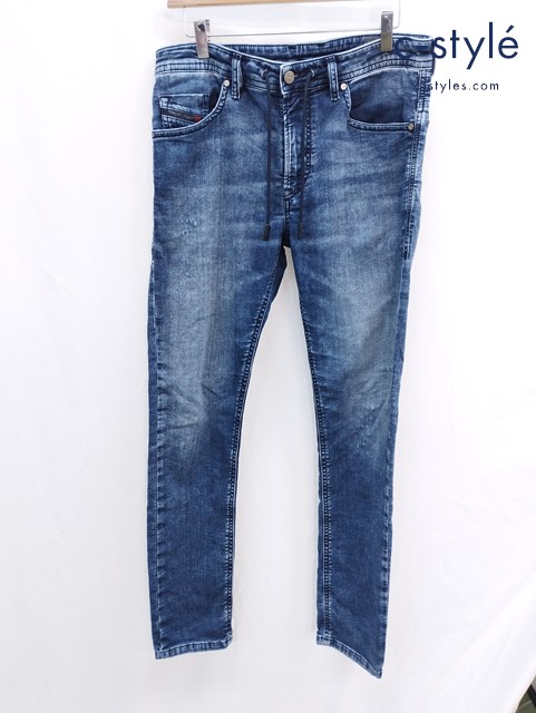 DIESEL ディーゼル デニムパンツ 32 インディゴ THOMMER CB-NE 06992Z ダメージ加工