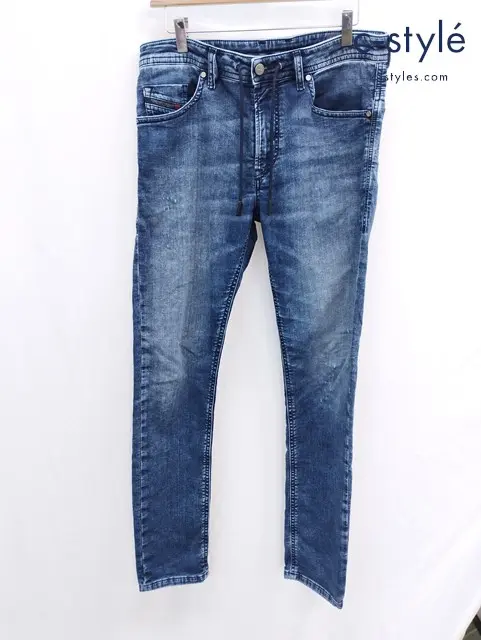 DIESEL ディーゼル デニムパンツ 32 インディゴ THOMMER CB-NE 06992Z ダメージ加工