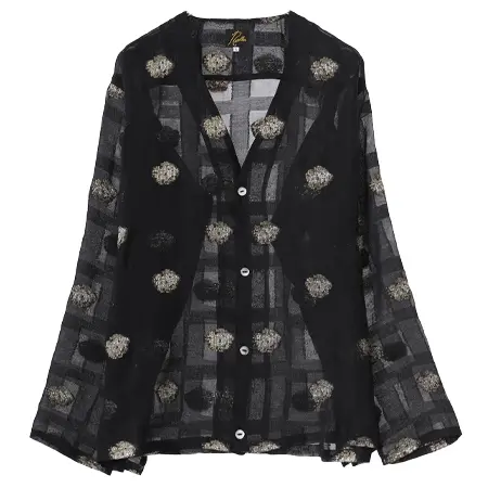 NEEDLES(ニードルズ) カーディガン Cardigan Jacket – CU/C/N/PE Oriental Lame Jq.