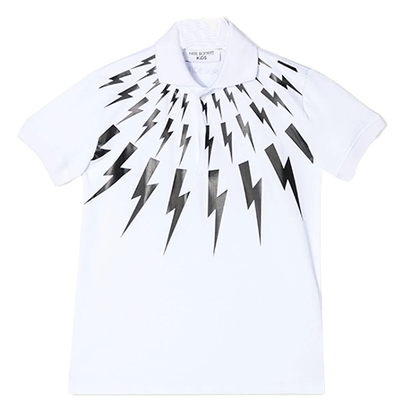 NEIL BARRETT(ニールバレット) キッズ Thunderbolt ポロシャツ