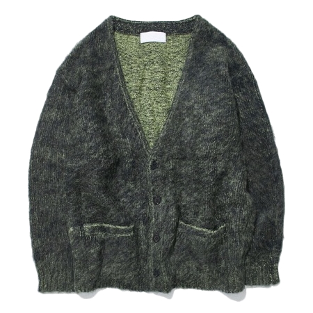 NEON SIGN(ネオンサイン) カーディガン STUDIOUS別注 Innermost color mohair cardigan