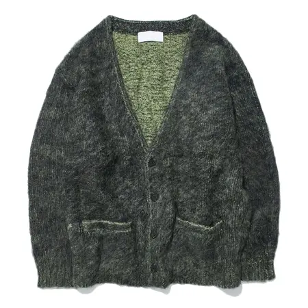 NEON SIGN(ネオンサイン) カーディガン STUDIOUS別注 Innermost color mohair cardigan