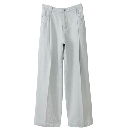 NEON SIGN(ネオンサイン) デニム Albinism wide denim slacks