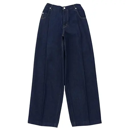 NEON SIGN(ネオンサイン) デニム Wide Denim Slacks OneWash