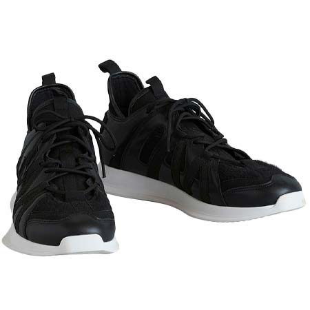 NO ID.(ノーアイディー) シューズ マルチファブリックローカットスニーカー