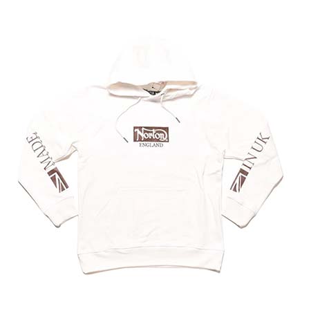 Norton(ノートン) パーカー ドッグNORTONロゴ オフホワイト 233N1302B