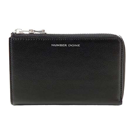 NUMBER (N)INE(ナンバーナイン) 財布 カーフレザーハーフラウンドジップウォレット
