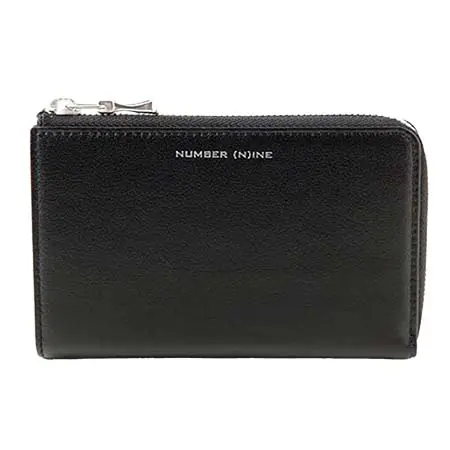 NUMBER (N)INE(ナンバーナイン) 財布 カーフレザーハーフラウンドジップウォレット