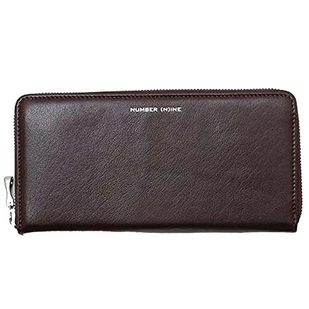 NUMBER (N)INE(ナンバーナイン) 財布 カーフレザーラウンドジップウォレット