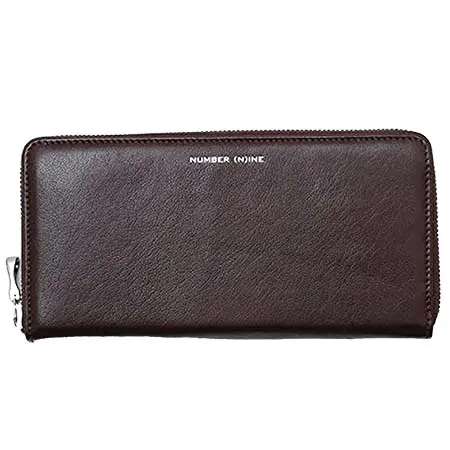NUMBER (N)INE(ナンバーナイン) 財布 カーフレザーラウンドジップウォレット