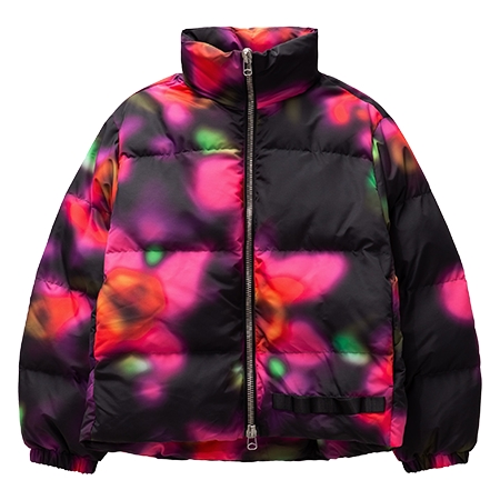 OAMC(オーエーエムシー) ダウン トレースジャケット 花柄ブラー ベリー パッド入