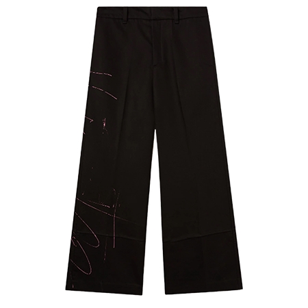 OAMC(オーエーエムシー) パンツ SCULPT TROUSERS SCRIBBLE