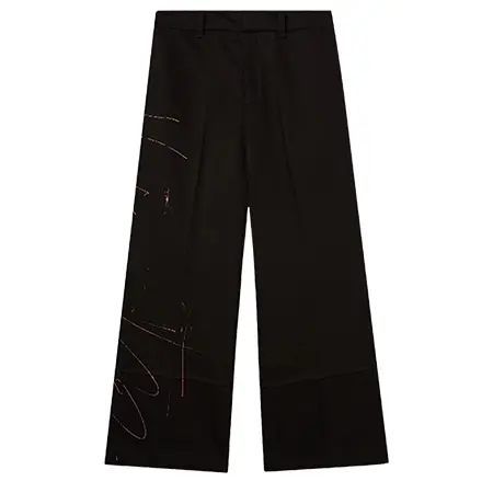 OAMC(オーエーエムシー) パンツ SCULPT TROUSERS SCRIBBLE