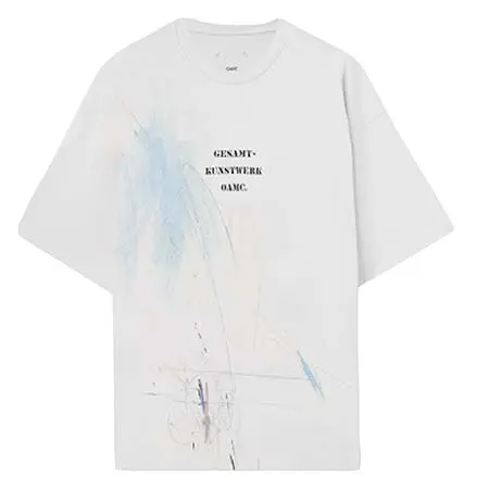 OAMC(オーエーエムシー) Tシャツ SCRIBBLE T-SHIRT