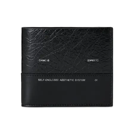 OAMC(オーエーエムシー) 財布 メディ バイフォールド ウォレット・ブラック