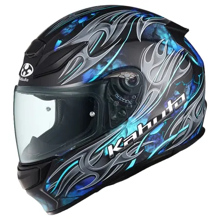 OGK Kabuto(オージーケーカブト) シューマ SHUMA FLAME フラットブラックブルー