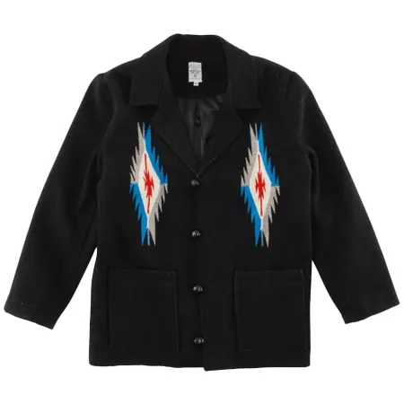 ORTEGA’S(オルテガ) ジャケット WOOL SPORTS COAT Size42 (Black)