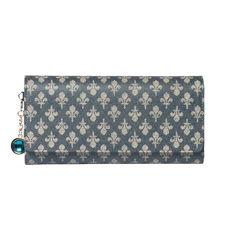 PATRICK COX(パトリックコックス) 財布 デニムプリント 長財布