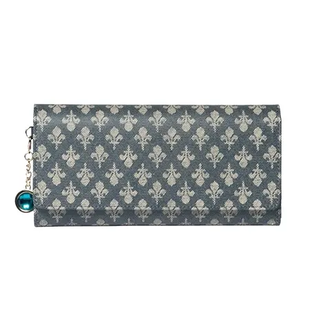 PATRICK COX(パトリックコックス) 財布 デニムプリント 長財布