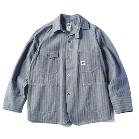 POST OVERALLS(ポストオーバーオールズ) カバーオール #1102 Engineers’ Jacket
