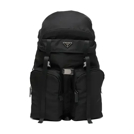 PRADA(プラダ)  バックパック･リュック Re-Nylon xサフィアーノレザー バックパック