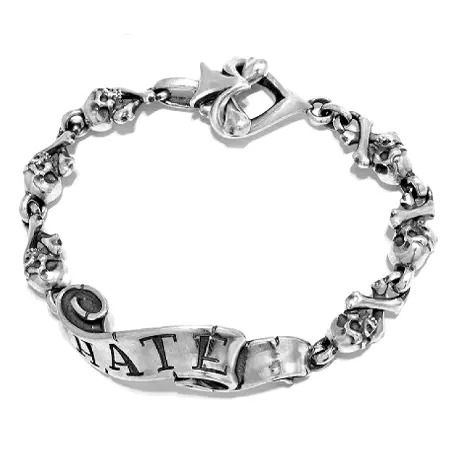 RATRACE(ラットレース) ブレスレット Message on Ribbon Bracelet CB HATE