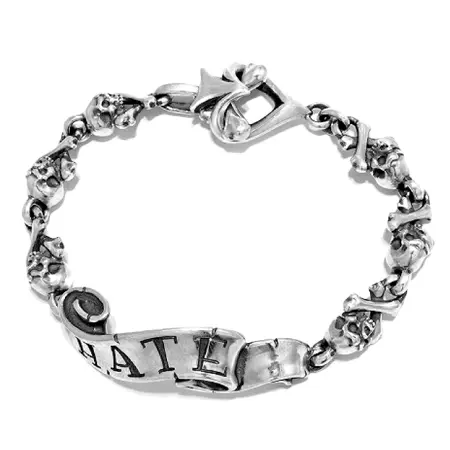 RATRACE(ラットレース) ブレスレット Flutter Ribbon Bracelet S / LOVE / HATE