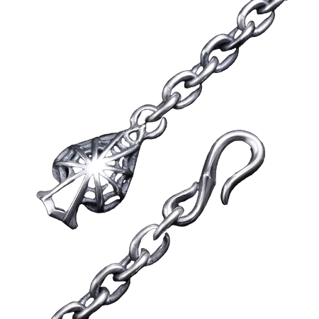 RATRACE(ラットレース) ネックレス Spade SW & Hook Neck Chain K