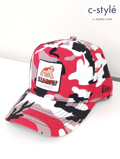 XLARGE エクストララージ × NEW ERA ニューエラ スナップバック キャップ マルチカラー カモ柄