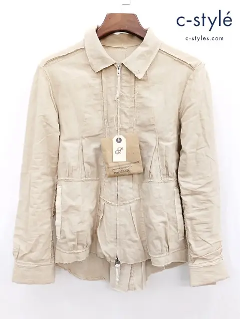 TAKAHIROMIYASHITATheSoloIst. タカヒロミヤシタザソロイスト ドリズラー ジャケット XS ベージュ