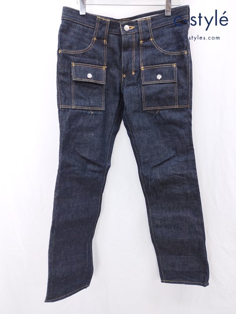 NUMBER (N)INE ナンバーナイン デニムパンツ 1 インディゴ ジッパーフライ NNP-F807A ジーンズ Gパン