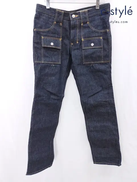 NUMBER (N)INE ナンバーナイン デニムパンツ 1 インディゴ ジッパーフライ NNP-F807A ジーンズ Gパン