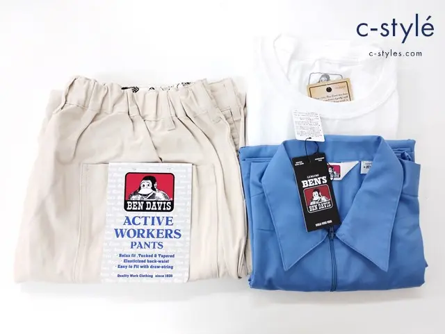 BEN DAVIS ベンデイビス ハーフジップシャツ Tシャツ ワーカーズパンツ XL 3XL 4L 計3点