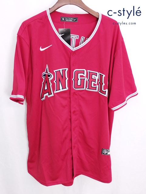 NIKE ナイキ ロサンゼルス・エンゼルス 大谷翔平 ユニフォーム 4XL レッド MLB