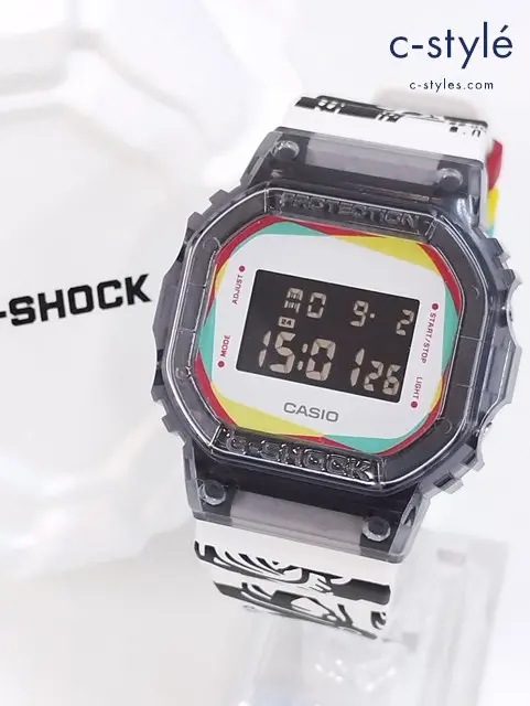 CASIO カシオ 腕時計 ブラック×ホワイト G-SHOCK DWE-5610 デジタル クオーツ
