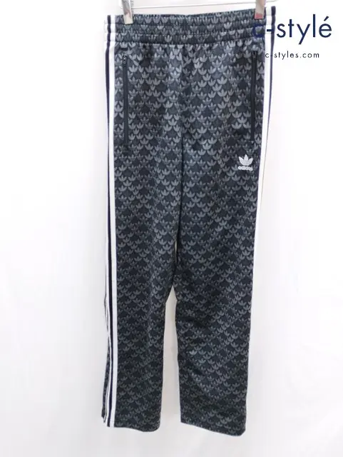 adidas アディダス パンツ S グレー系 ファイヤーバード クラシック モノトラックパンツ IS0220 総柄