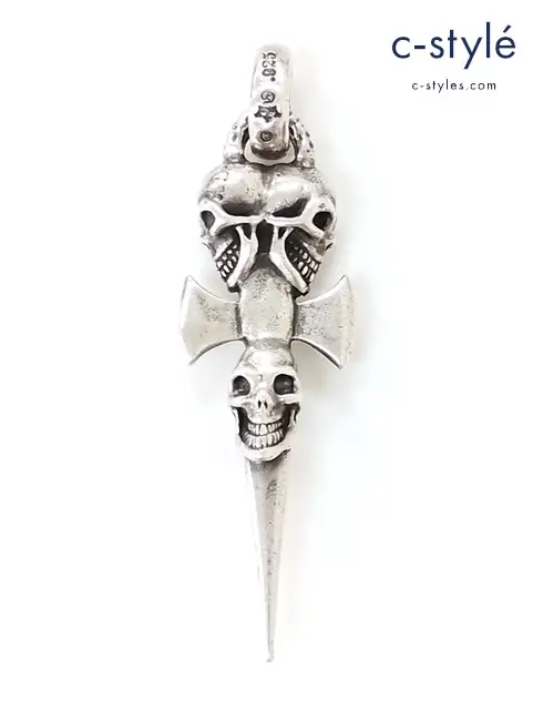 Gaboratory ガボラトリー ペンダント シルバー トリプルスカルダガー ペンダントマリア