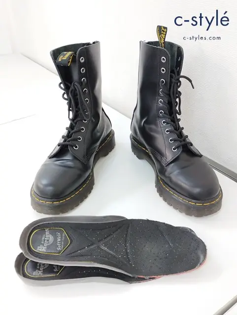 Dr.Martens ドクターマーチン ブーツ US10 ブラック 1490 BEX W/ZIP Black Smooth 10H BOOTS 27841001
