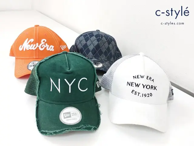NEW ERA ニューエラ キャップ FREEサイズ ADJUSTABLE 計4点