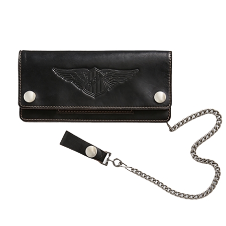 RRL(ダブルアールエル) 財布 レザー チェーン ウォレット