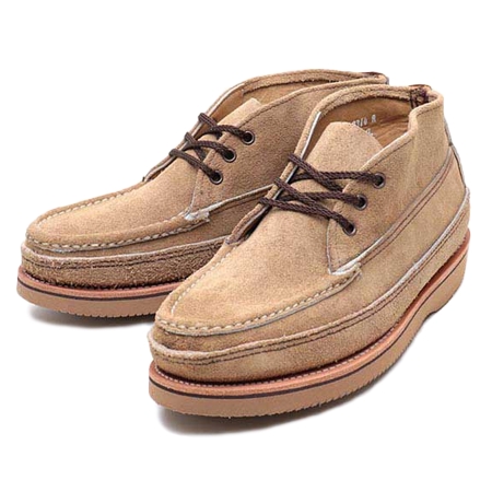 RUSSELL MOCCASIN(ラッセルモカシン) スポーティングクレーチャッカ TAN LARAMIE SUEDE-ANTIQUE BROWN EYELET