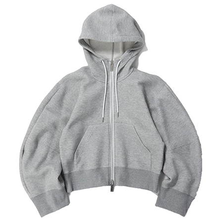 sacai(サカイ) パーカー Sponge Sweat Hoodie-L/GRAY(24-07394)