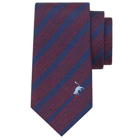 Salvatore Ferragamo(サルヴァトーレフェラガモ) ネクタイ ピュアシルク製レジメンタルタイ