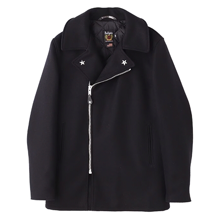 Schott(ショット) コート 766US MELTON ZIP UP P-COAT/メルトン ジップアップ ピーコート