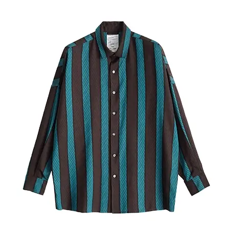 SHAREEF(シャリーフ) シャツ STRIPE JQ L/S SHIRTS